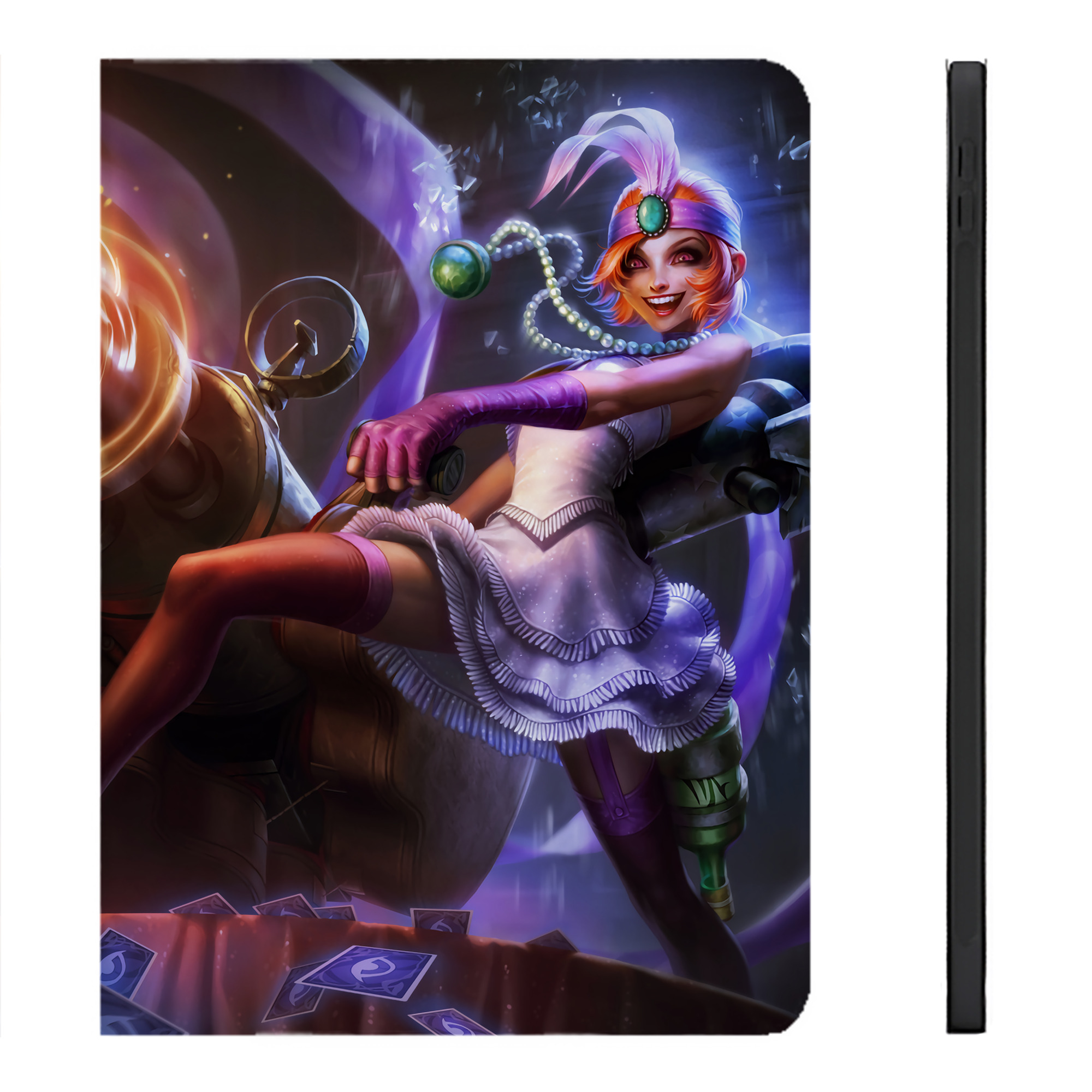 （画像用） リーグ・オブ・レジェンド League of Legends LOL IPadケース ペンホルダー付き ブックスタイルデザイン